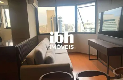 Apartamento mobiliado à venda com 50m², 1 quarto, 1 banheiro, 1 vaga de garagem na savassi.