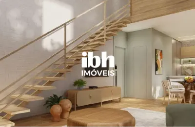 Apartamento loft á venda com 91,12m² 1 vaga de garagem no santa lúcia