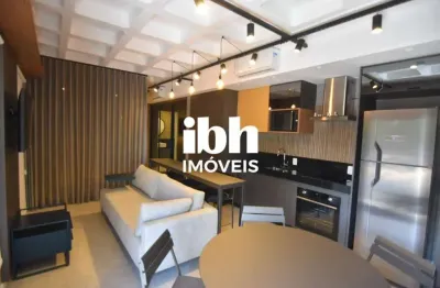 Apartamento mobiliado à venda, com 57m² 1 quarto com área privativa na savassi