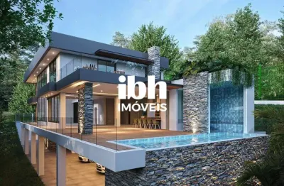 Casa em condomínio à venda, 4 quartos, 4 suítes, 8 vagas, vila alpina - nova lima/mg