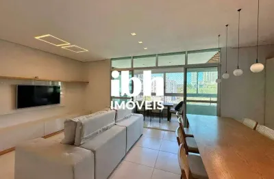 Apartamento mobiliado à venda, 3 quartos, 1 suíte, 3 vagas – vale do sereno, nova lima/mg
