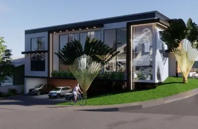 Sobrado de 610m² em fase de acabamento com 4 suítes sendo 1 máster