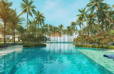 Casas de luxo no beach class manguinhos – 230 m² com 5 suítes | casa pé na areia e vista para os arrecifes