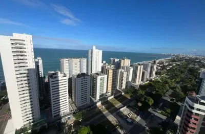 Apartamento vista mar definida,andar alto.164m,3 suites,3 vagas,lazer,100m da praia