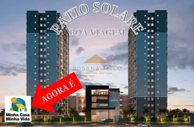 Pátio solare | 2 quartos | viva em boa viagem com os benefícios da faixa 4 do minha casa minha vida