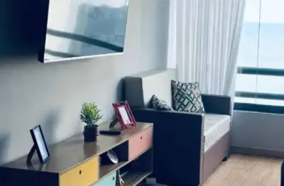 Cobertura duplex com vista para o mar próximo ao parque dona lindu