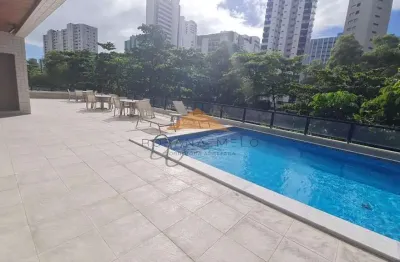 Edf atlanta, 4 quartos sendo 2 suíte, 150 m2, 2 vagas, bem localizado, vista mar, reformado