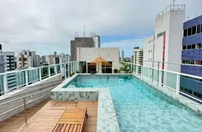 Edf. porto design, 35m², ótima área de lazer e 1 vaga de garagem