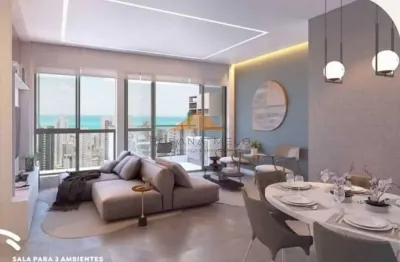 Edificio terrazza boa viagem, 96m2, 03 quartos, 02 vagões, lazer completo, em boa viagem, com varanda gourmet.