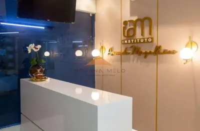 Sala mobiliada para consultório, 60m², mobiliado, 1 banheiro, 2 vagas de garagem, nascente