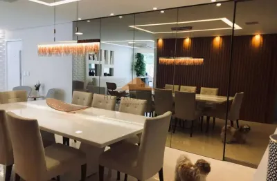 Edf. alameda imperial, 172m², 4 quartos, 3 suítes, sala para 3 ambientes, móveis fixos, 3 vagas de garagem e lazer completo