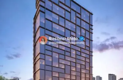 Apartamento com 1 quarto, 1 suíte, 30.75 a 62.50m², 1 vaga de garagem e lazer completo em Boa Viagem