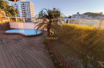 Cobertura com 3 quartos à venda na avenida engenheiro max de souza, coqueiros, florianópolis, 154 m2 por r$ 840.000