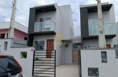 Casa em condomínio fechado com 2 quartos à venda na rua elvira ruschel fett, potecas, são josé, 89 m2 por r$ 460.000