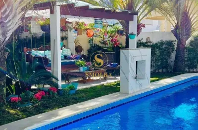 Casa em condomínio fechado com 7 quartos para alugar na rua dos camuris, jurerê internacional, florianópolis, 880 m2 por r$ 40.000