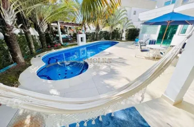 Casa em condomínio fechado com 7 quartos para alugar na rua dos camuris, jurerê internacional, florianópolis, 880 m2 por r$ 40.000