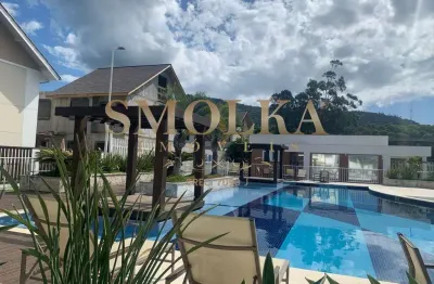 Casa em condomínio fechado com 3 quartos à venda na rua sagrado coração de jesus, morro das pedras, florianópolis, 101 m2 por r$ 1.360.000