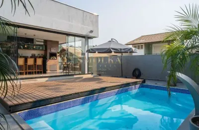 Casa em condomínio fechado com 4 quartos à venda na rua leonel pereira, cachoeira do bom jesus, florianópolis, 500 m2 por r$ 2.280.000