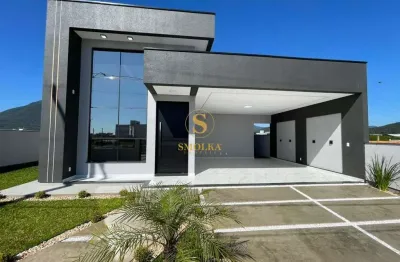 Casa em condomínio fechado com 3 quartos à venda no guarda do cubatão, palhoça , 126 m2 por r$ 847.900