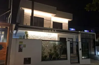 Casa em condomínio fechado com 3 quartos à venda na rua vinte e três de março, itaguaçu, florianópolis, 216 m2 por r$ 2.500.000