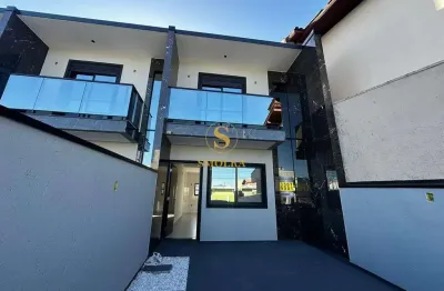 Casa em condomínio fechado com 2 quartos à venda na rua josé frederico guedert, ponte do imaruim, palhoça, 80 m2 por r$ 520.000