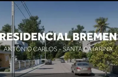 Terreno em condomínio fechado à venda no centro, governador celso ramos , 768 m2 por r$ 515.000