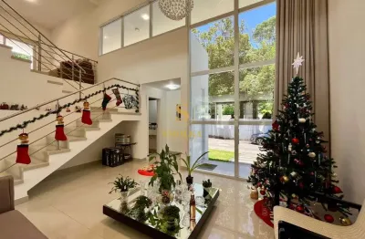 Casa em condomínio fechado com 3 quartos à venda na avenida luiz boiteux piazza, cachoeira do bom jesus, florianópolis, 244 m2 por r$ 2.490.000