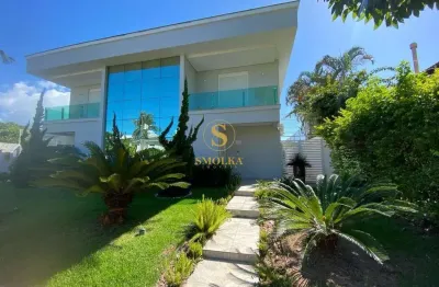 Casa em condomínio fechado com 6 quartos à venda na avenida dos búzios, jurerê internacional, florianópolis, 334 m2 por r$ 7.900.000
