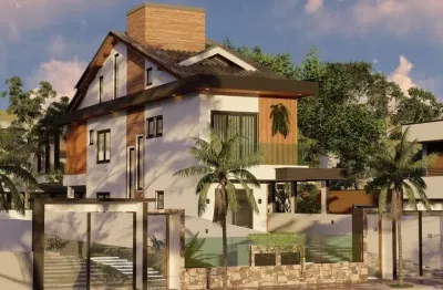 Casa em condomínio fechado com 4 quartos à venda na rua do trapiche, campeche, florianópolis, 200 m2 por r$ 1.820.000