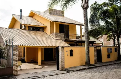 Casa em condomínio fechado com 6 quartos à venda na servidão augusto ruschi, campeche, florianópolis, 480 m2 por r$ 2.500.000