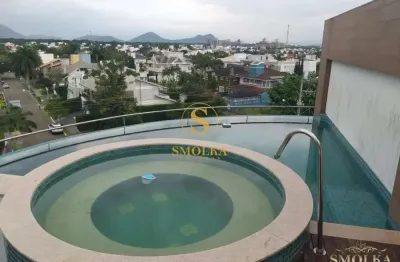 Cobertura com 3 quartos à venda na avenida dos búzios, jurerê internacional, florianópolis, 252 m2 por r$ 4.200.000