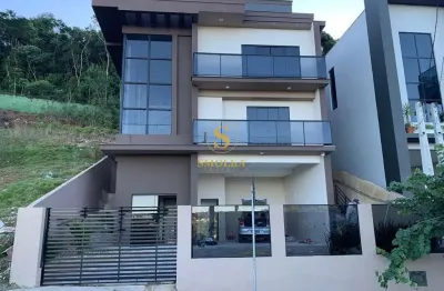 Casa em condomínio fechado com 4 quartos para alugar na rodovia sc-281, forquilhas, são josé, 330 m2 por r$ 14.000