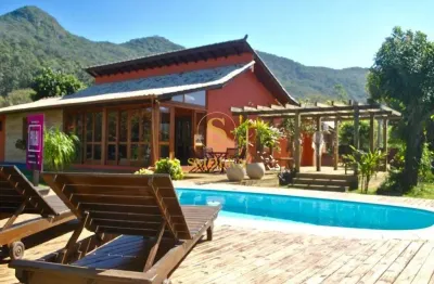 Casa em condomínio fechado com 7 quartos para alugar na estrada joão belarmino da silva, armação do pântano do sul, florianópolis, 400 m2 por r$ 20.000