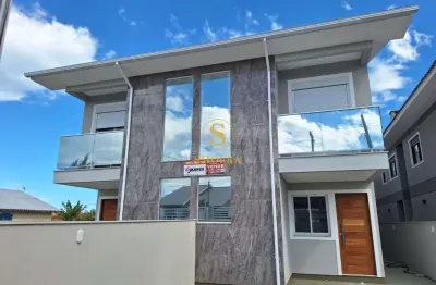 Casa em condomínio fechado com 3 quartos à venda na avenida panorama, enseada do brito (ens brito), palhoça, 99 m2 por r$ 610.000