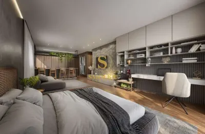 Kitnet / stúdio à venda na rua antônio scherer, kobrasol, são josé, 51 m2 por r$ 739.000