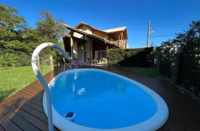 Casa em condomínio fechado com 3 quartos à venda na estrada cristóvão machado de campos, vargem grande, florianópolis, 120 m2 por r$ 1.390.000