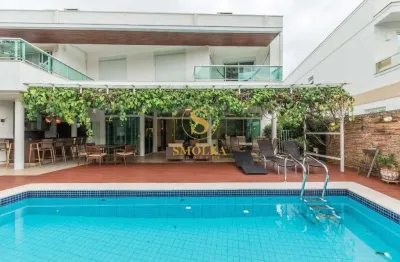 Casa em condomínio fechado com 4 quartos à venda na rua dos carijós, santa mônica, florianópolis, 540 m2 por r$ 7.600.000