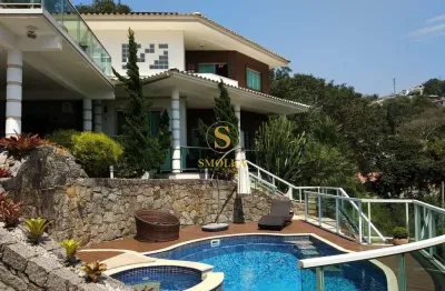 Casa em condomínio fechado com 4 quartos à venda na rua das palmeiras, bosque das mansões, são josé, 752 m2 por r$ 4.000.000