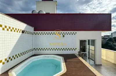 Cobertura com 4 quartos à venda na rua marechal câmara, estreito, florianópolis, 206 m2 por r$ 1.499.000