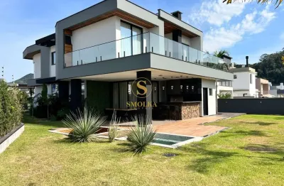 Casa em condomínio fechado com 4 quartos à venda na Servidão Três Marias, Ingleses do Rio Vermelho, Florianópolis, 404 m2 por R$ 4.399.000