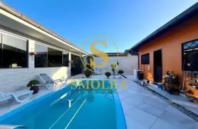 Casa em condomínio fechado com 3 quartos à venda na Servidão Hermann Vieira, Bom Viver, Biguaçu, 177 m2 por R$ 920.000