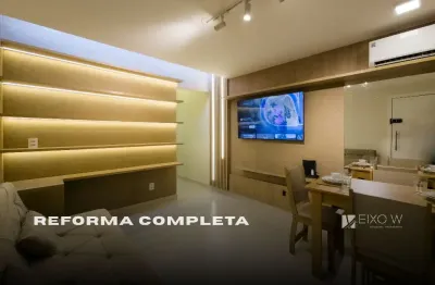 Apartamento 1 quarto - reformado - mobiliado - vista livre - asa norte