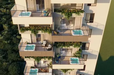 Apartamento frente mar para venda em barra velha, tabuleiro, 3 dormitórios, 3 suítes, 4 banheiros, 2 vagas