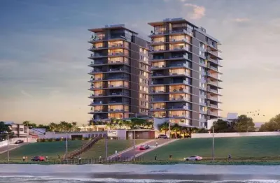 Apartamento frente mar para venda em balneário piçarras, itacolomi, 4 dormitórios, 4 suítes, 4 banheiros, 2 vagas