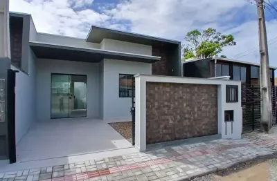 Casa para venda em barra velha, itajuba, 2 dormitórios, 1 banheiro, 1 vaga