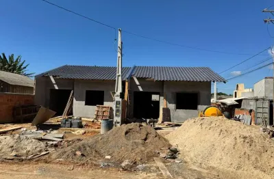 Casa para venda em barra velha, quinta dos açorianos, 2 dormitórios, 1 banheiro, 2 vagas