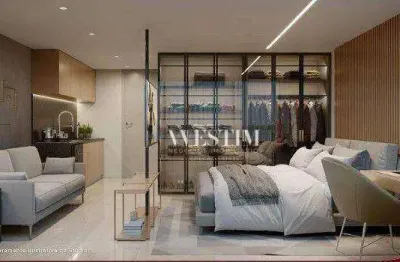 Studio com 1 dormitório à venda, 27 m² por r$ 345.000,00 - jardim panorama - são josé do rio preto/sp