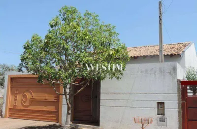 Casa com 2 dormitórios à venda, 118 m² por r$ 298.000 - residencia santa regina - são josé do rio preto/sp
