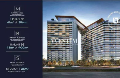 Sala à venda, 43 m² por r$ 775.000,00 - iguatemi - são josé do rio preto/sp