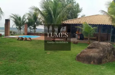 Chácara com 3 dormitórios à venda, 8735 m² por r$ 1.800.000,00 - chácaras de recreio represa - nova